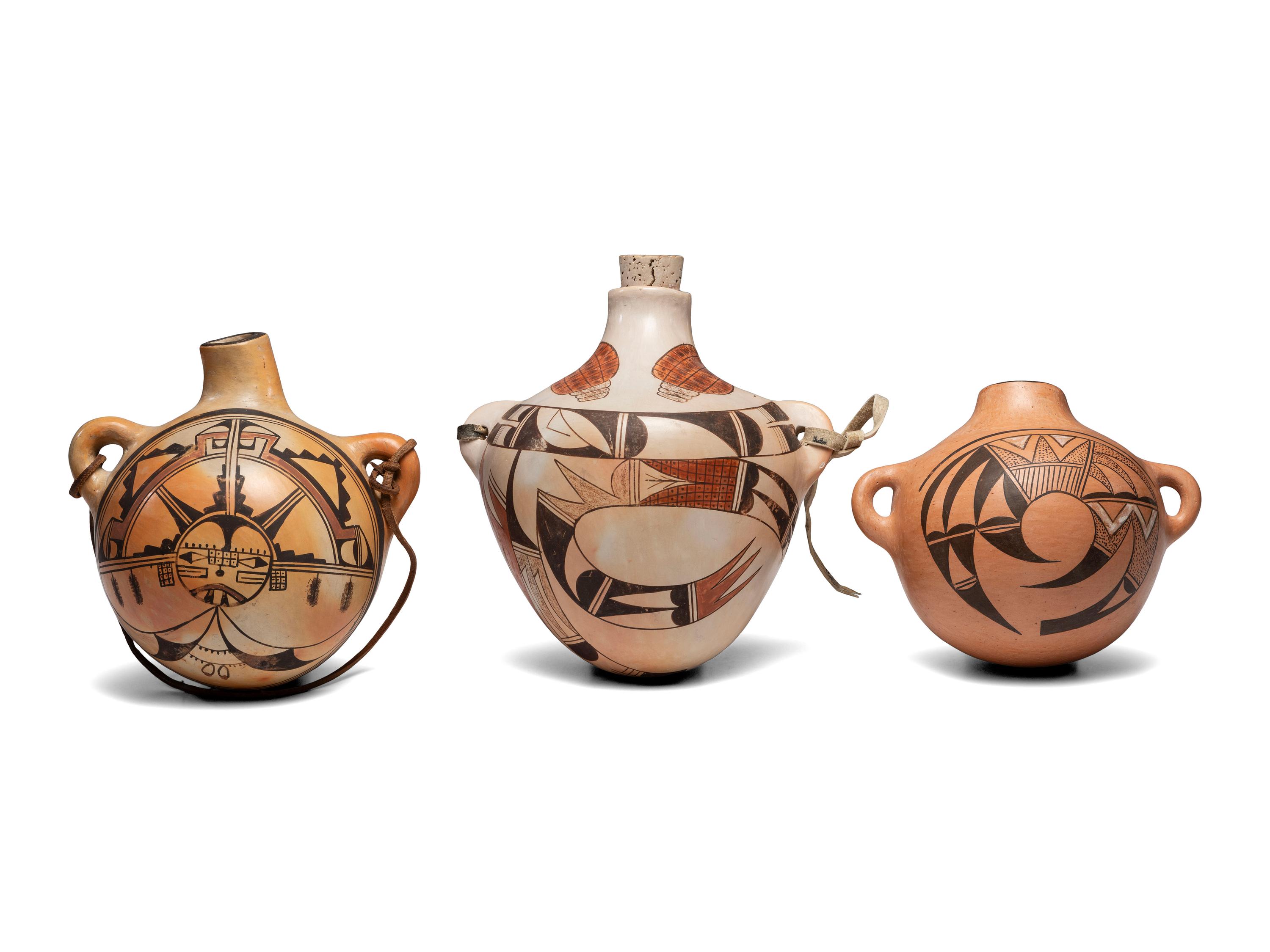 Hopi Pottery Canteens