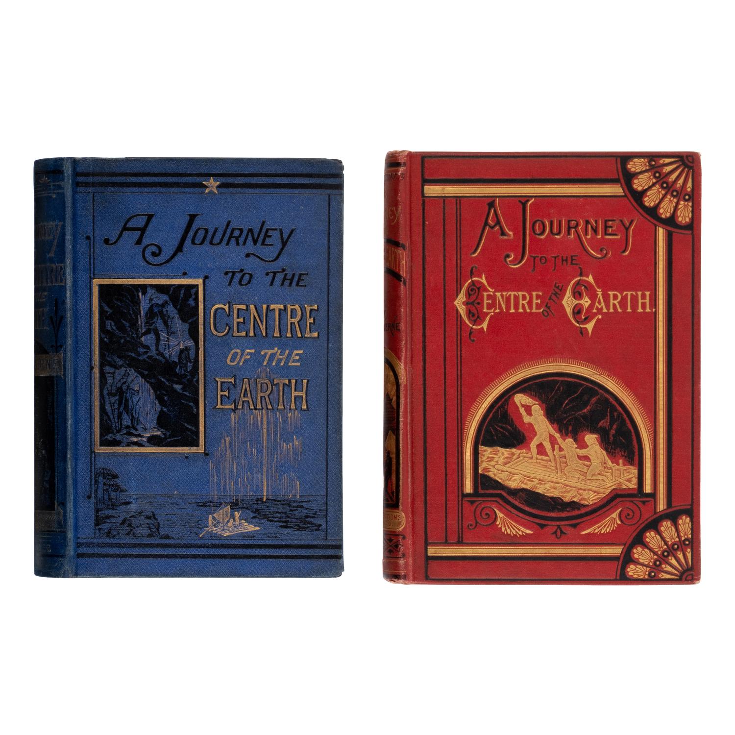 Verne, Jules (1828-1905). A Journey to the Centre of the Earth . New York: Scribner, Armstrong & Co., 1874.
