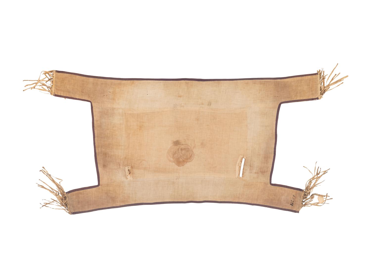 Sioux Beaded Hide Saddle Blanket