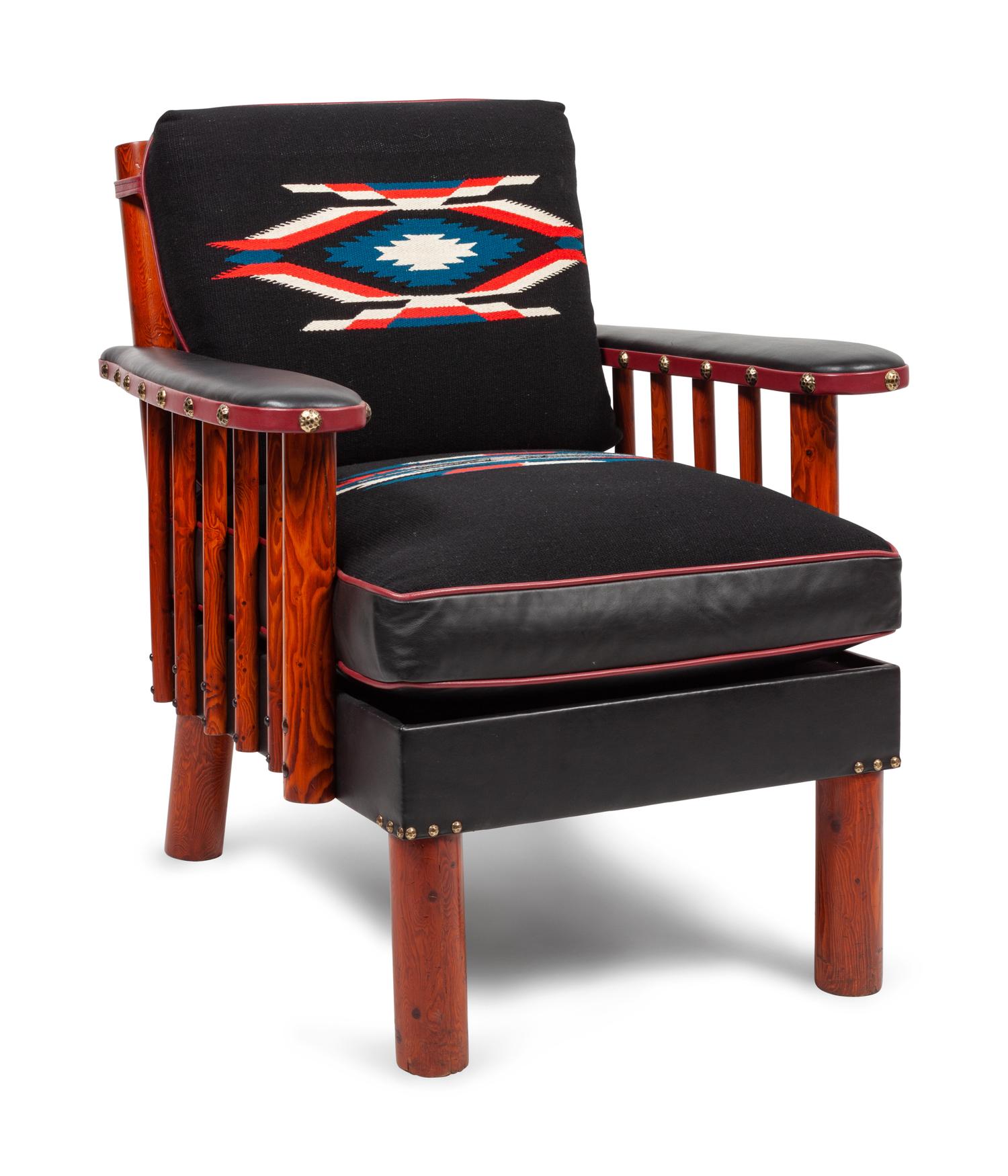 Spindle Sided Club Chair