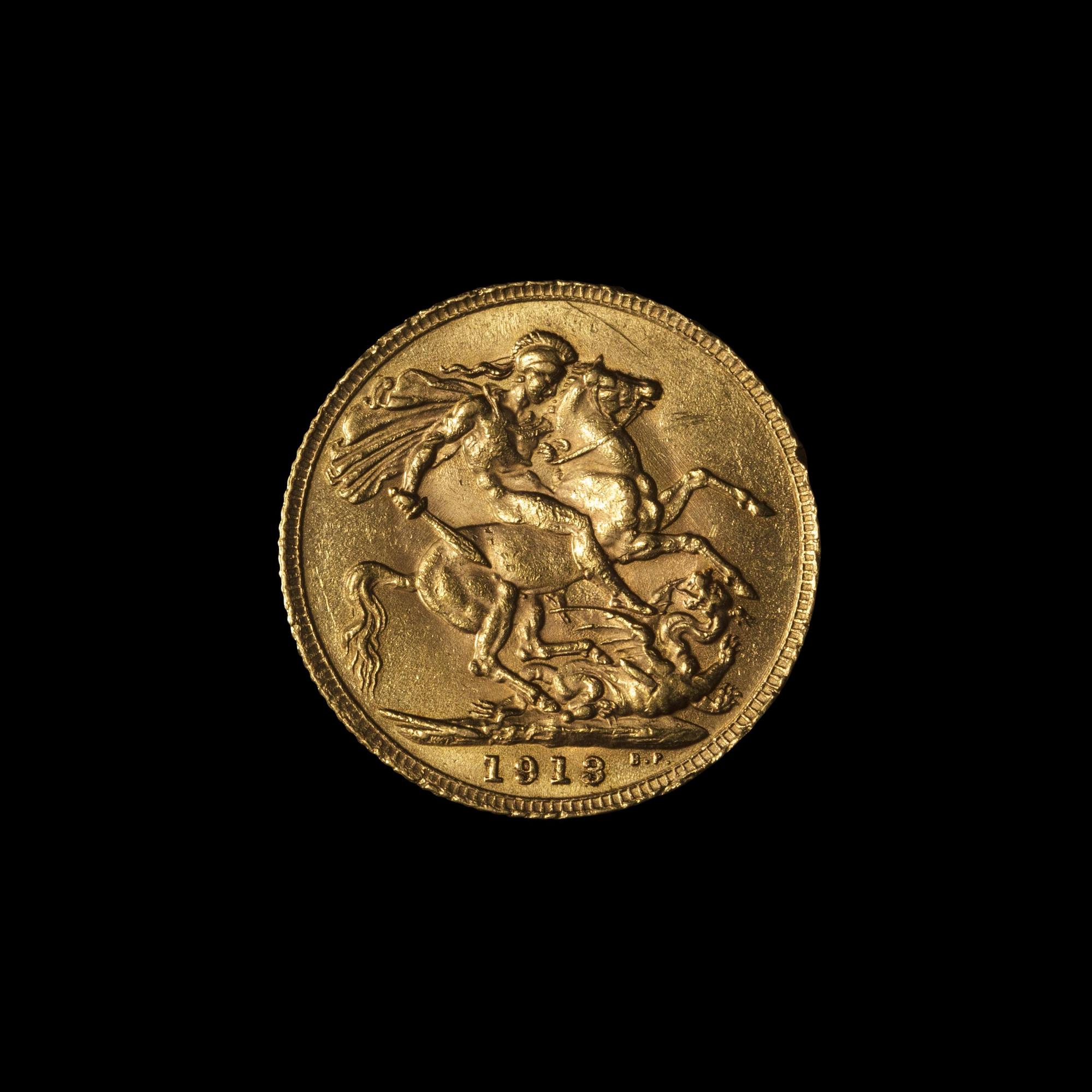 [GREAT BRITAIN] 1913 George V Gold Sovereign