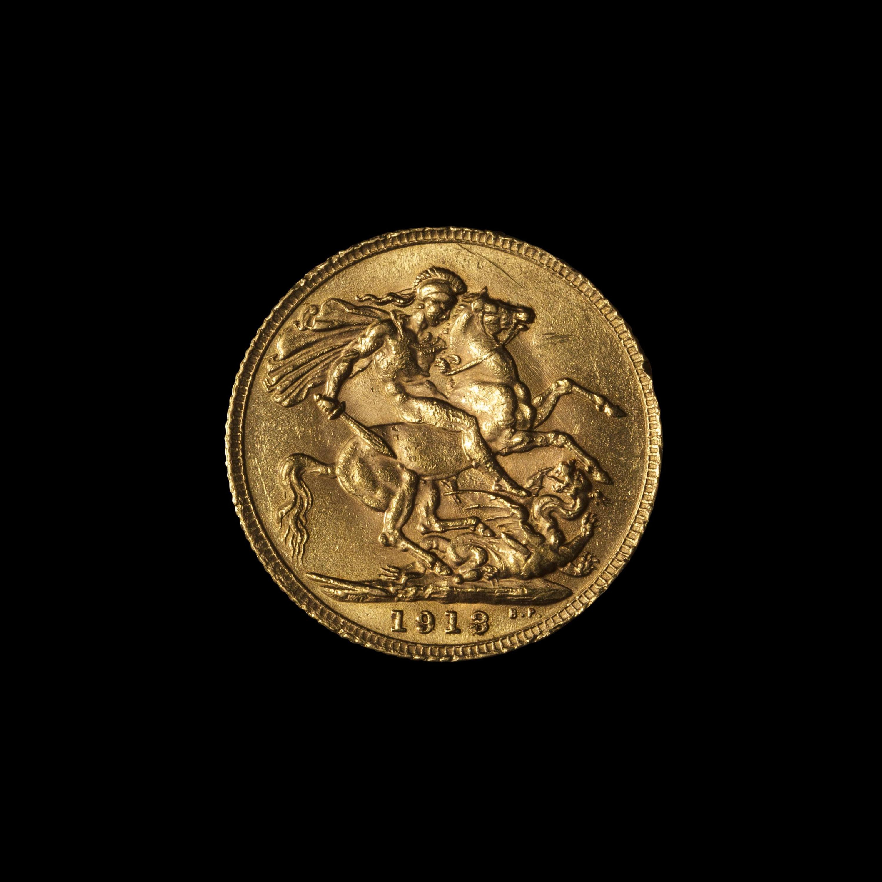 [GREAT BRITAIN] 1913 George V Gold Sovereign