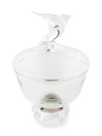 A Steuben Lidded Compote — 20TH CENTURY