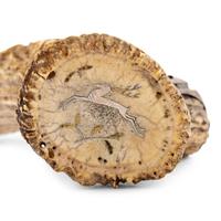 A German Silver Stag Horn Flint Strike and Cigar Cutter