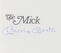 (BASEBALL) A group of three books signed by Major League baseball players, including one signed by Mickey Mantle.
