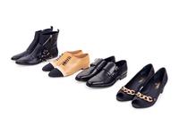 Four Pairs of Designer Shoes: One Balenciaga, Two Chanel, One Saint Laurent