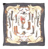 Six Hermès 16in Silk Handkerchiefs