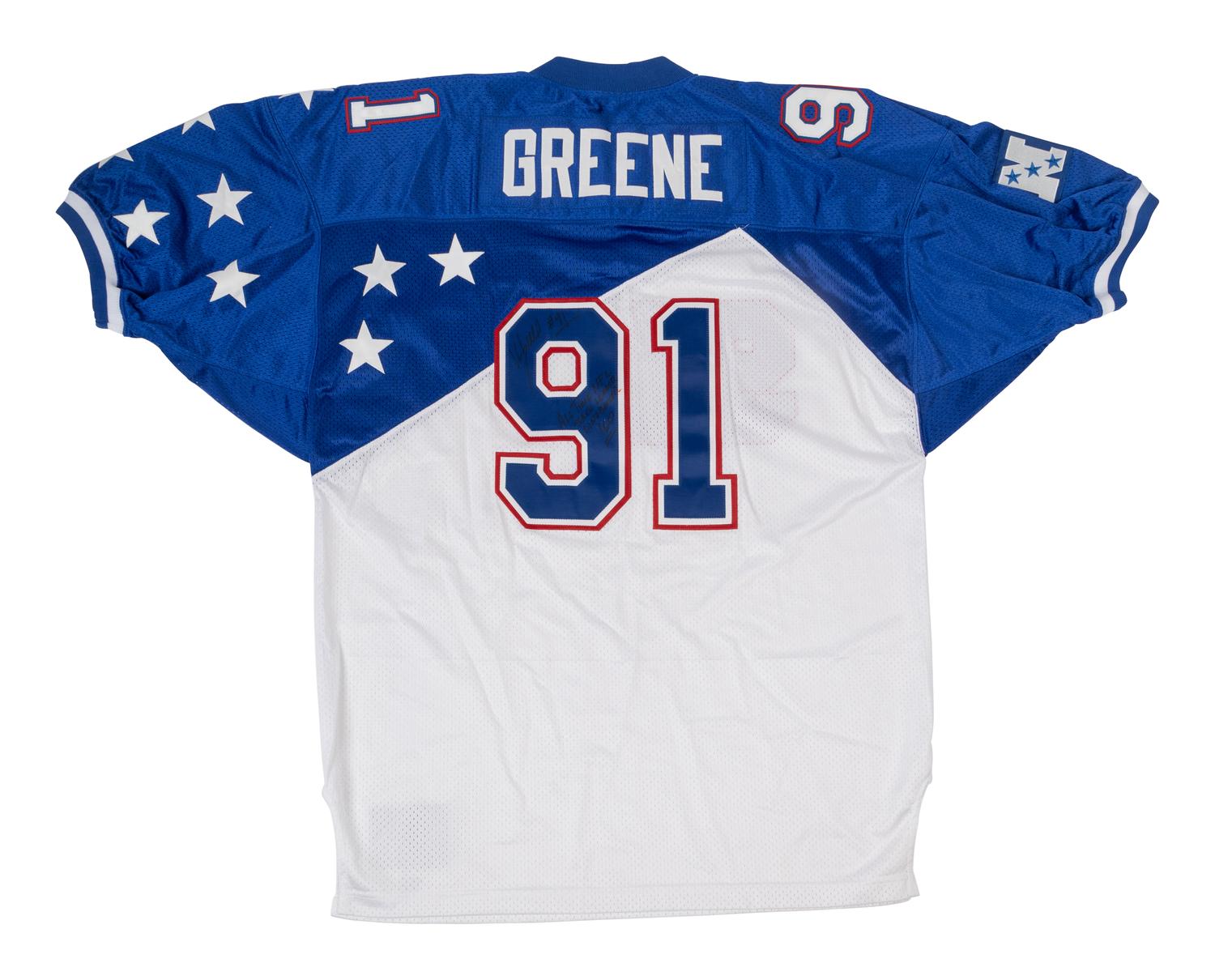 A Kevin Greene Signed Autograph Game Issued Pro Bowl Jersey with Inscriptions