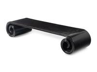 A Chinese Black Lacquered Low Scrolled-Form Low Table, Qinzhuo