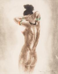 Louis Icart, (French, 1888-1950), Nudes, (four works) 1909