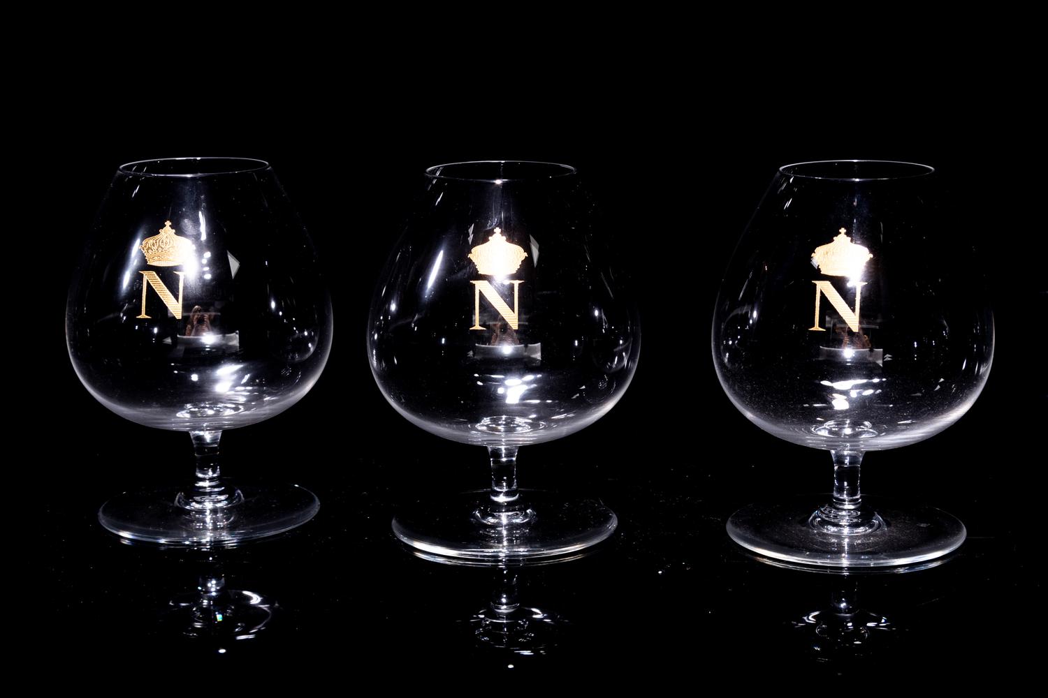 A Collection of Baccarat Napoleon Stemware Articles