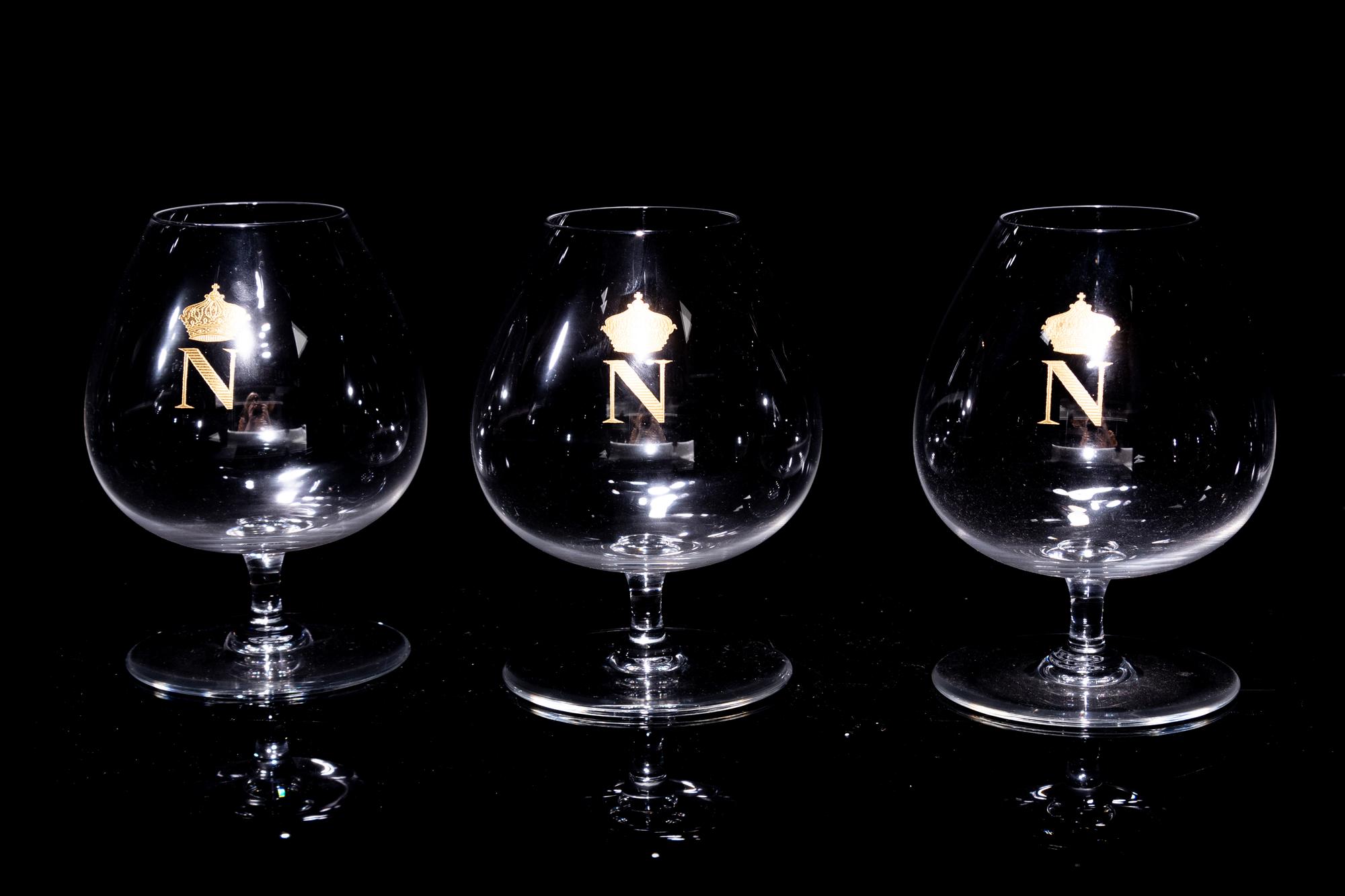 A Collection of Baccarat Napoleon Stemware Articles