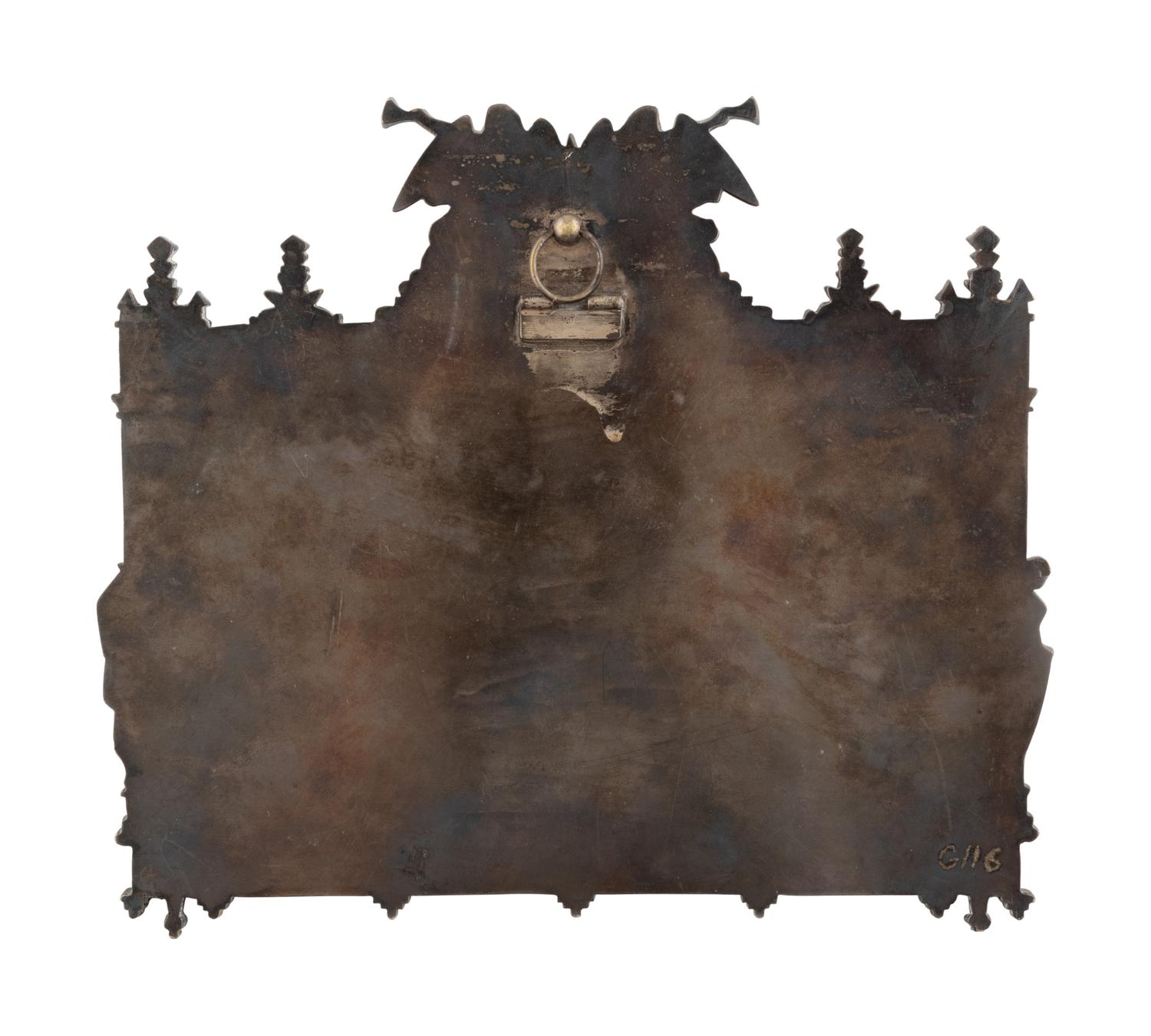A Cast Metal Relief