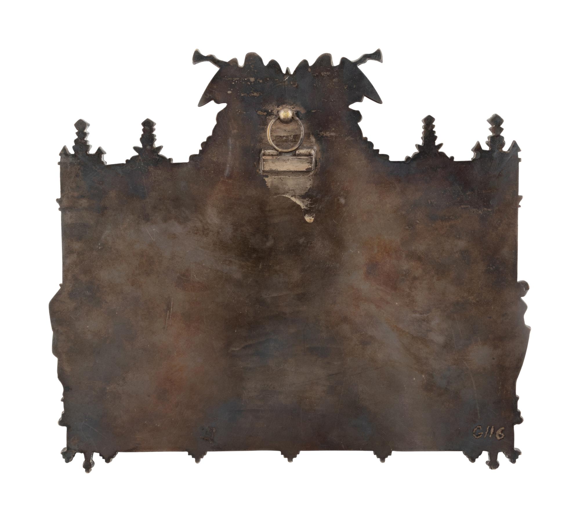 A Cast Metal Relief