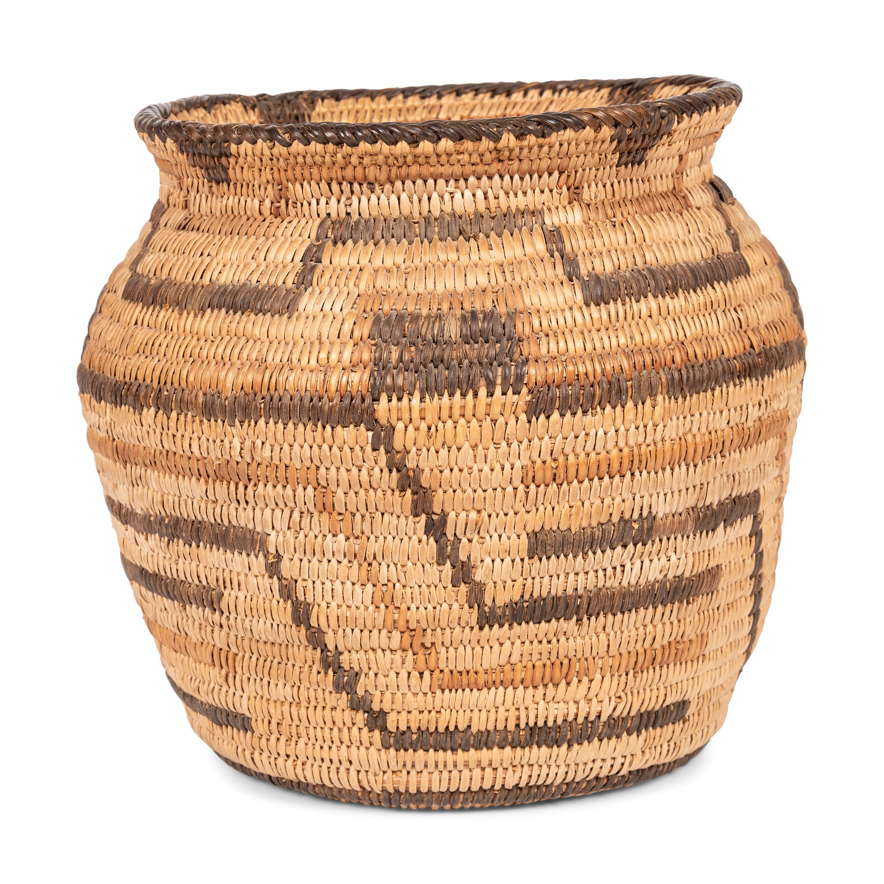 Akimel O'odham Polychrome Basket