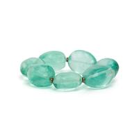FLUORITE BEAD BRACELET
