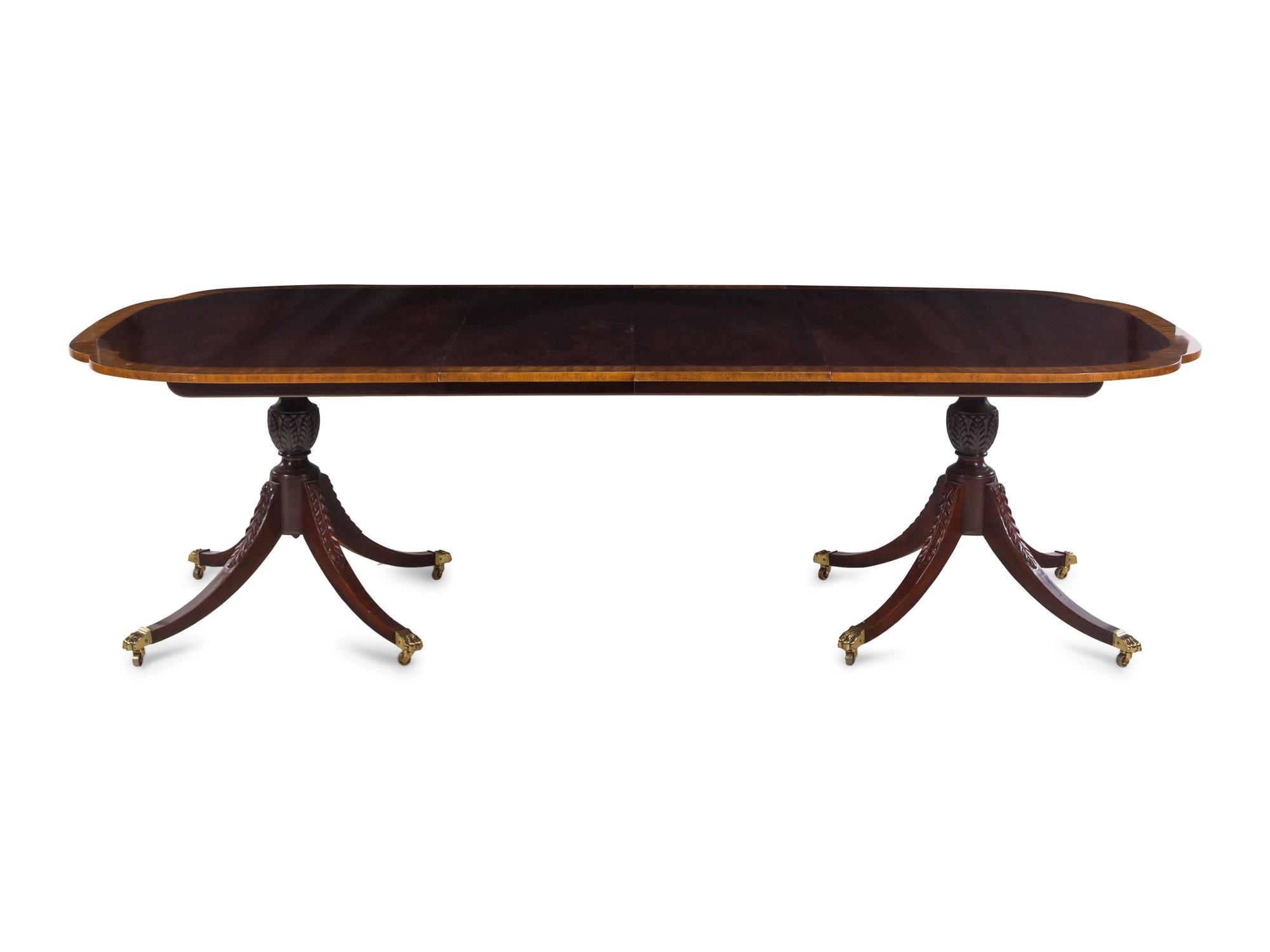 A George III Style Mahogany Dining Table