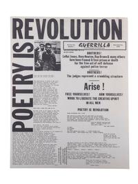 [CIVIL RIGHTS]. Poetry is Revolution. Guerrilla: Free Newspaper of The Streets . Vol. II, No. 1. New York: 1968.