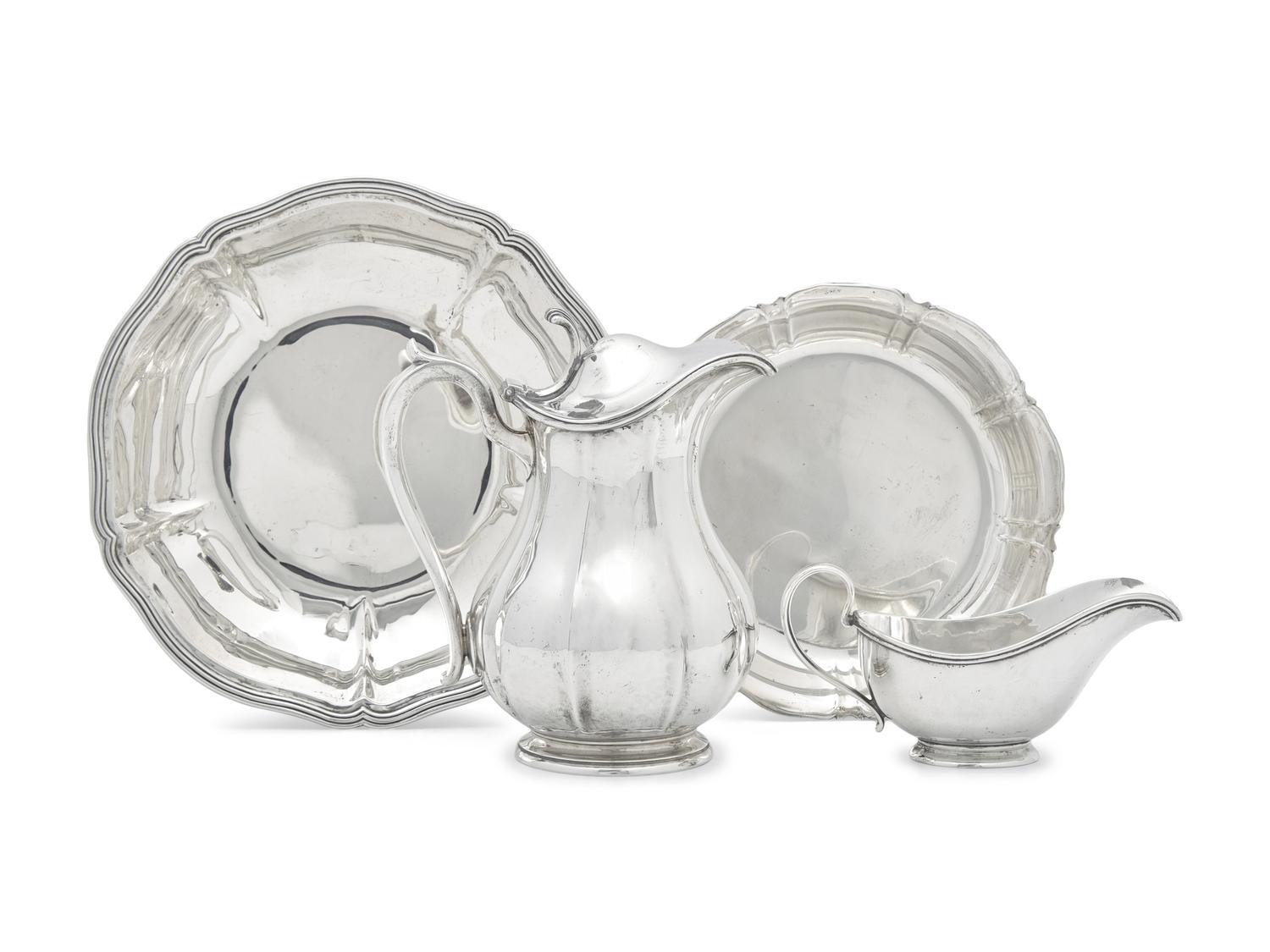 Four Arts & Crafts Silver Table Articles
