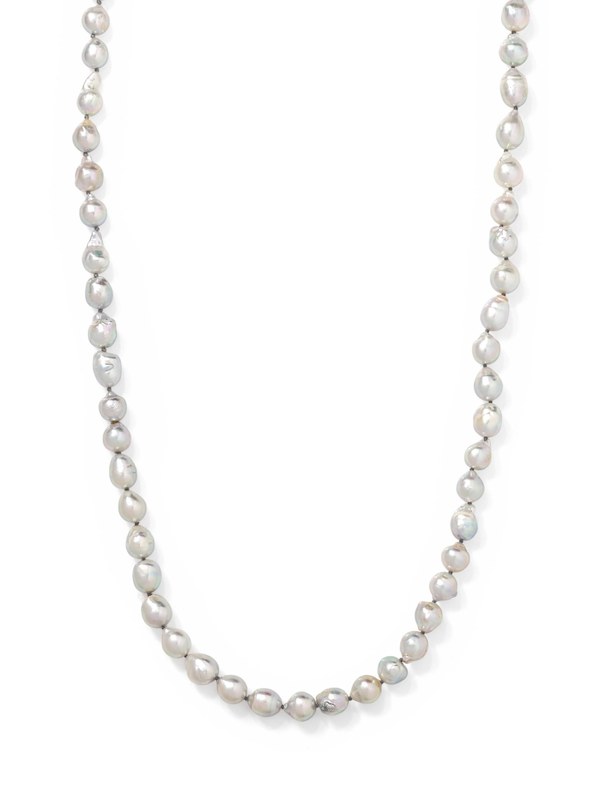 CULTURED BAROQUE PEARL NECKLACE