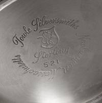 A Pair of American Silver Bowls, Towle Silversmiths, Newburyport, MA, each of Revere form with enameled interiors.