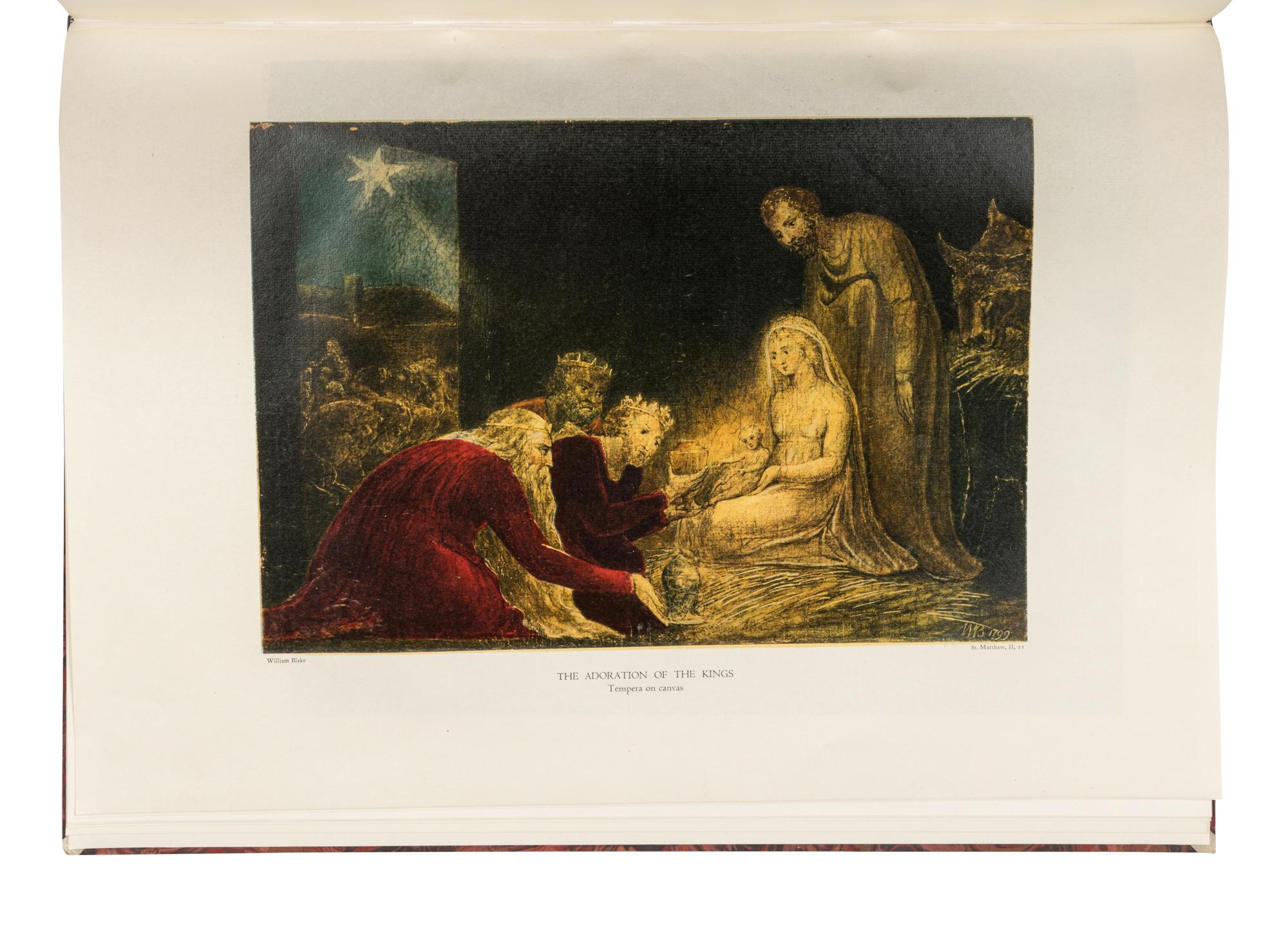 BLAKE, William (1757-1827). Jerusalem: A Facsimile of the Illuminated Book . London: The Trianon Press for the William Blake Trust, [1951].