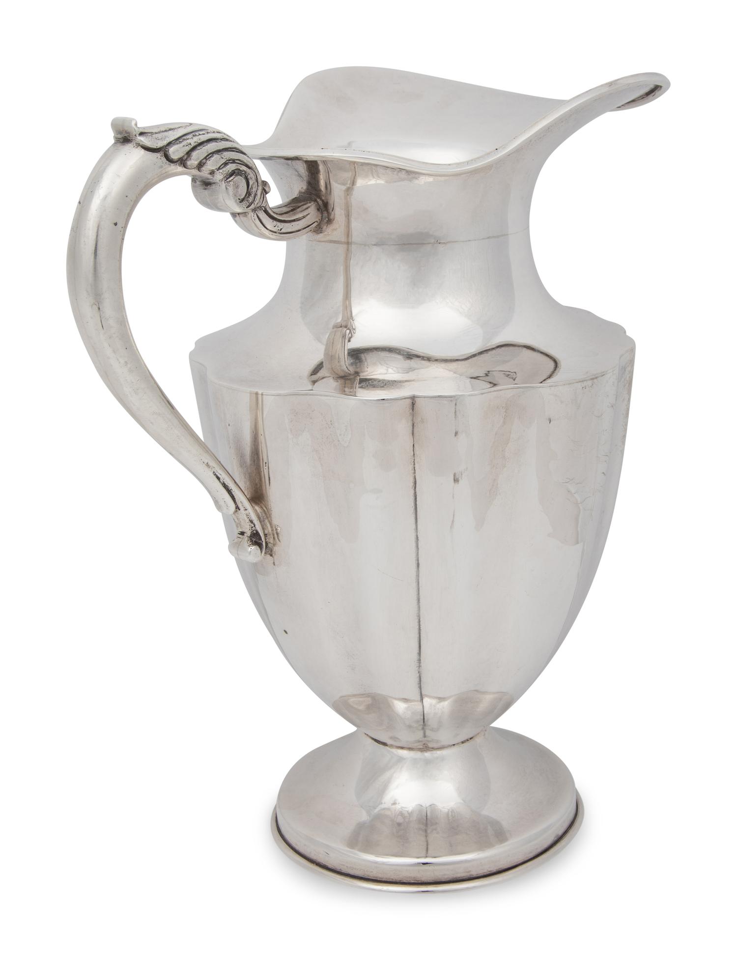 A Mexican Silver Pitcher
