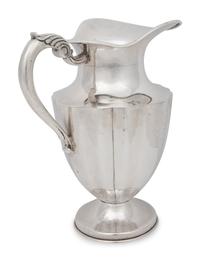 A Mexican Silver Pitcher