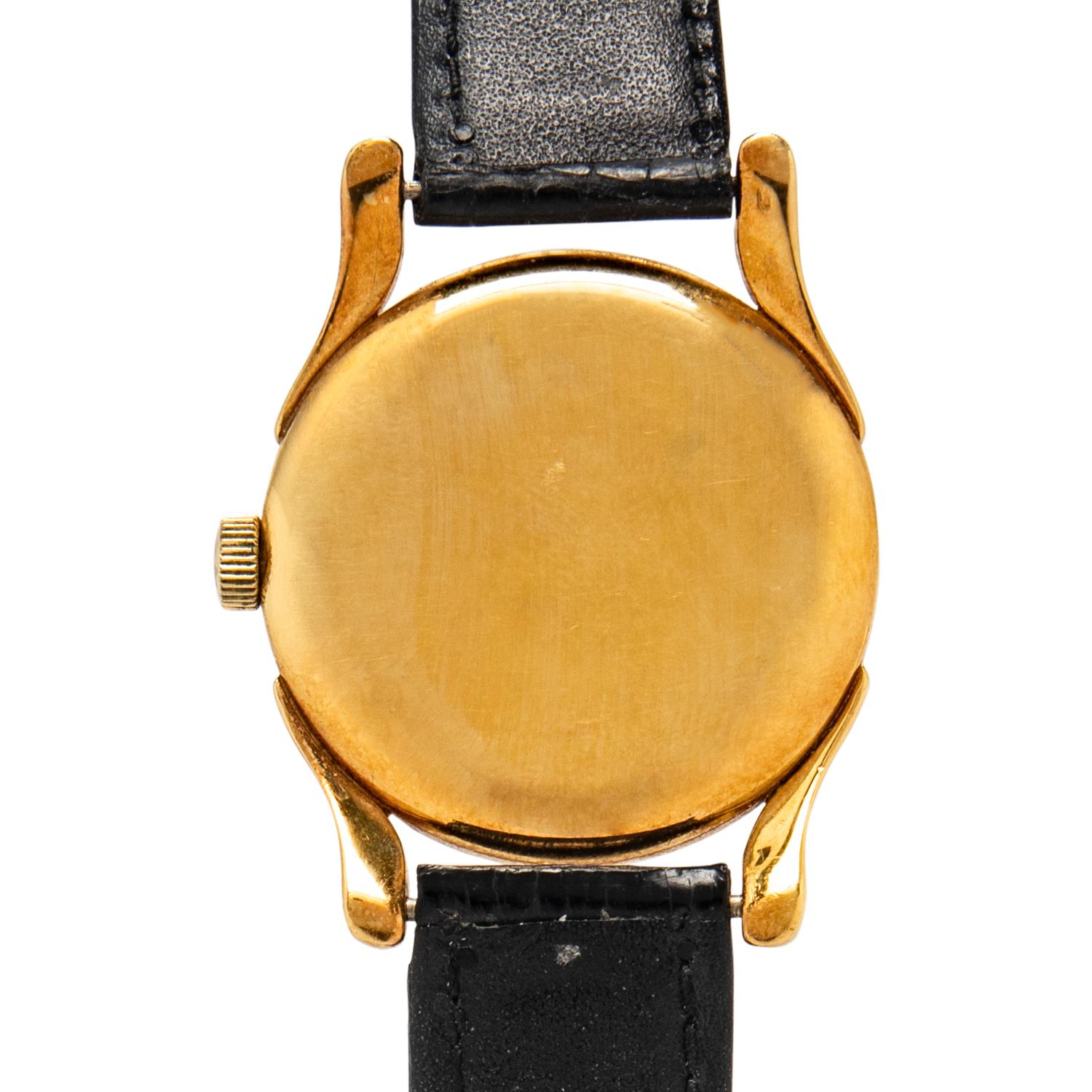 VACHERON & CONSTANTIN, 18K YELLOW GOLD FANCY LUGS WATCH