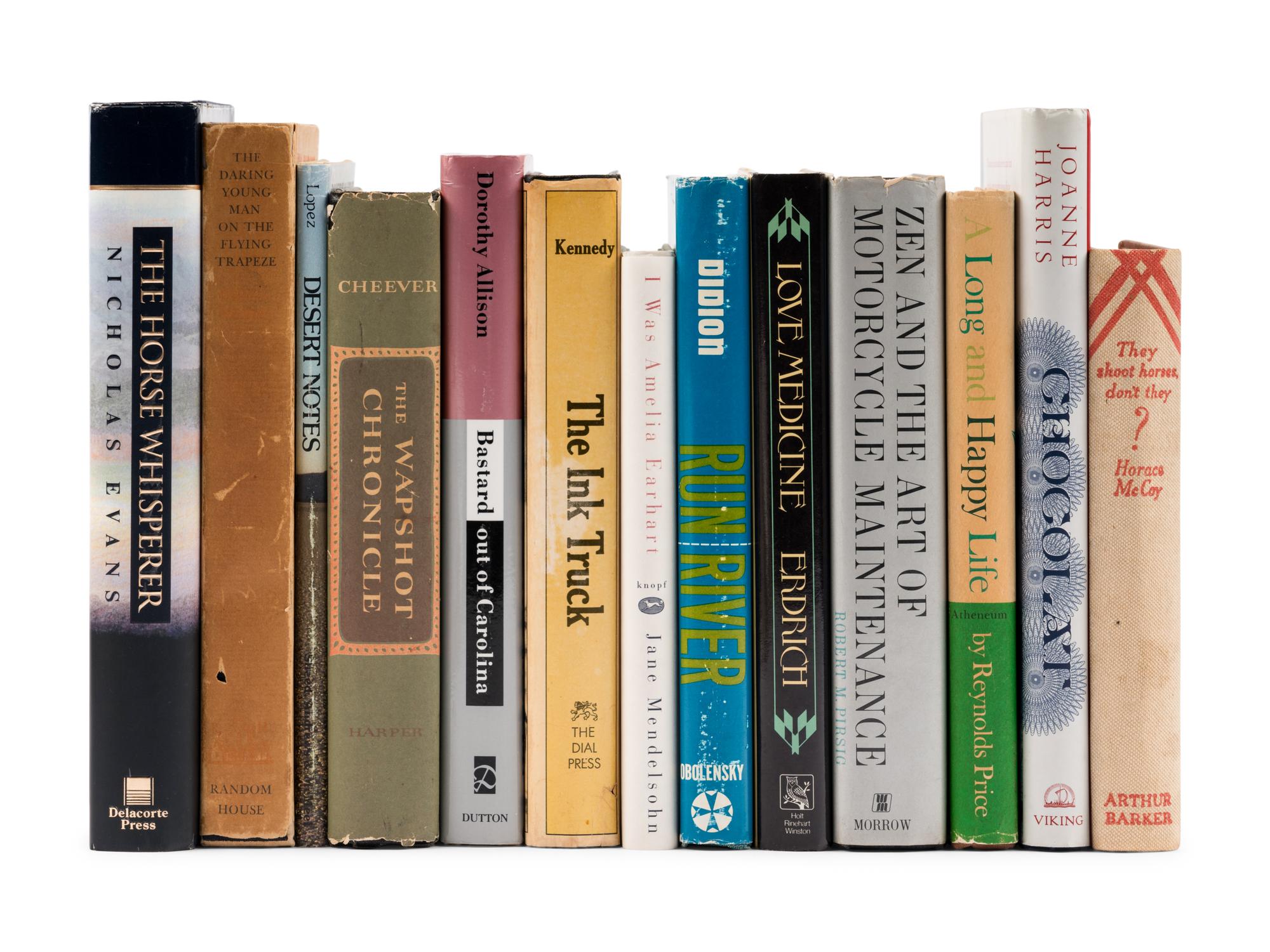 [LITERATURE - AUTHOR'S FIRST NOVELS]. A group of 13 FIRST EDITIONS, comprising:
