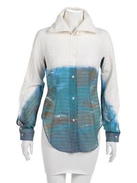 Alexander McQueen Printed Collared Shirt, 2000s