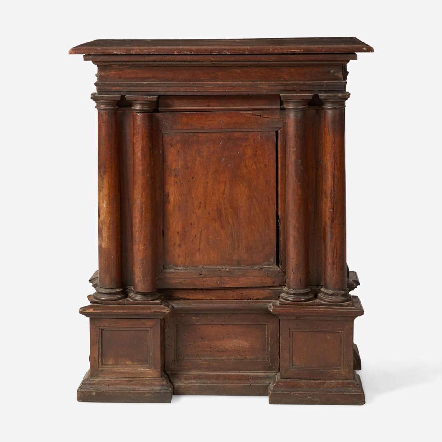 An Italian Renaissance carved walnut cabinet 16th / 17th century