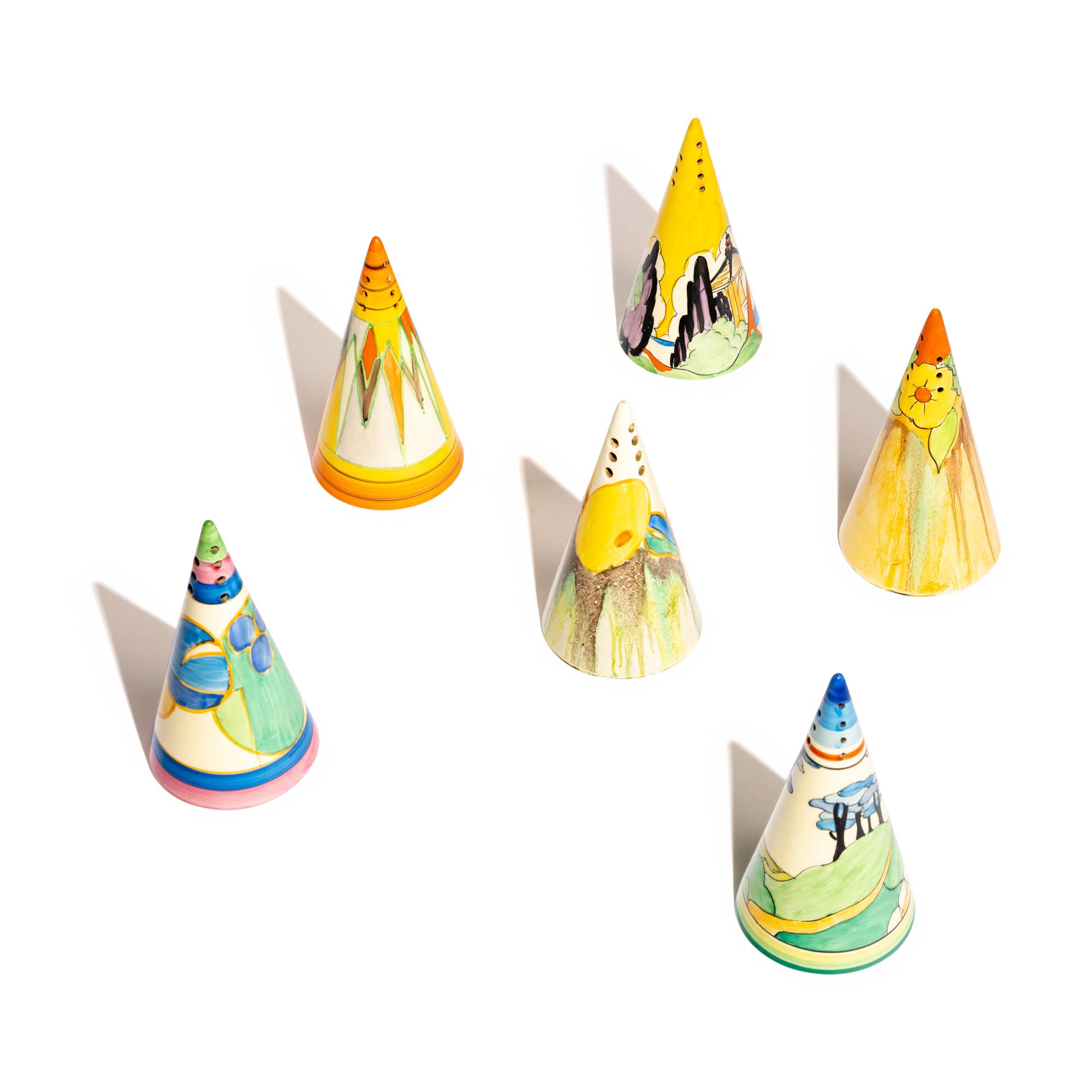 Collection of 6 Sugar Shakers