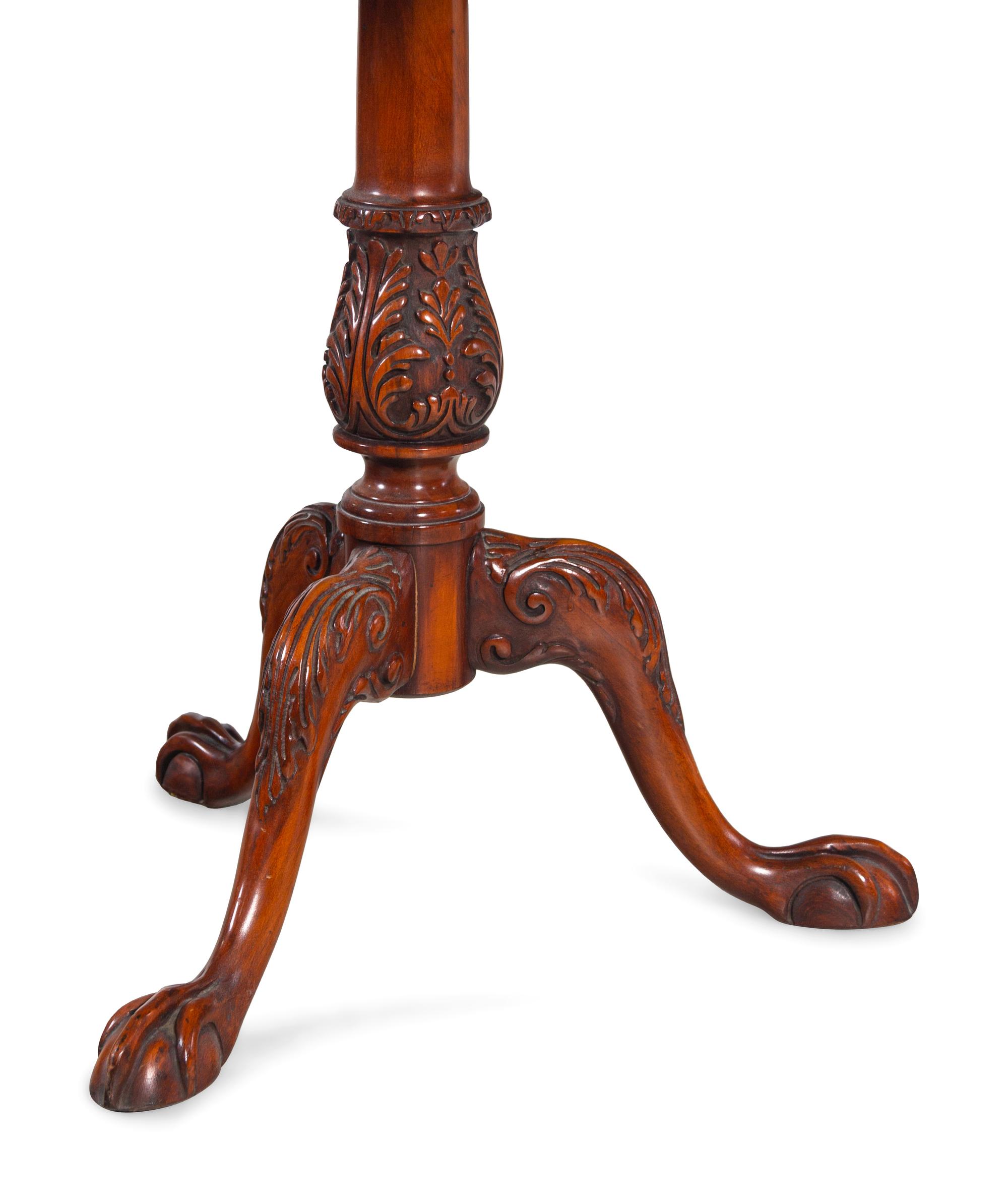 A George II Style Mahogany Tea Table