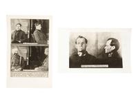 Western Outlaws in Death A group of 11 silver gelatin photographs of deceased outlaws Elmer McCurdy, Isaac Black, and Charlie Pitts, with credit for the N.H. Rose Collection.