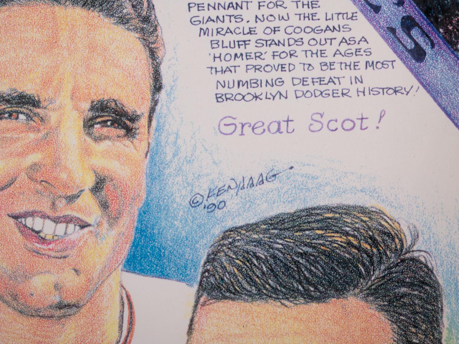 A Baseball's Greatest Feats Signed Autograph Print and Pete Rose / Steve Garvey Dual Signed 4,192 Large Format Photograph