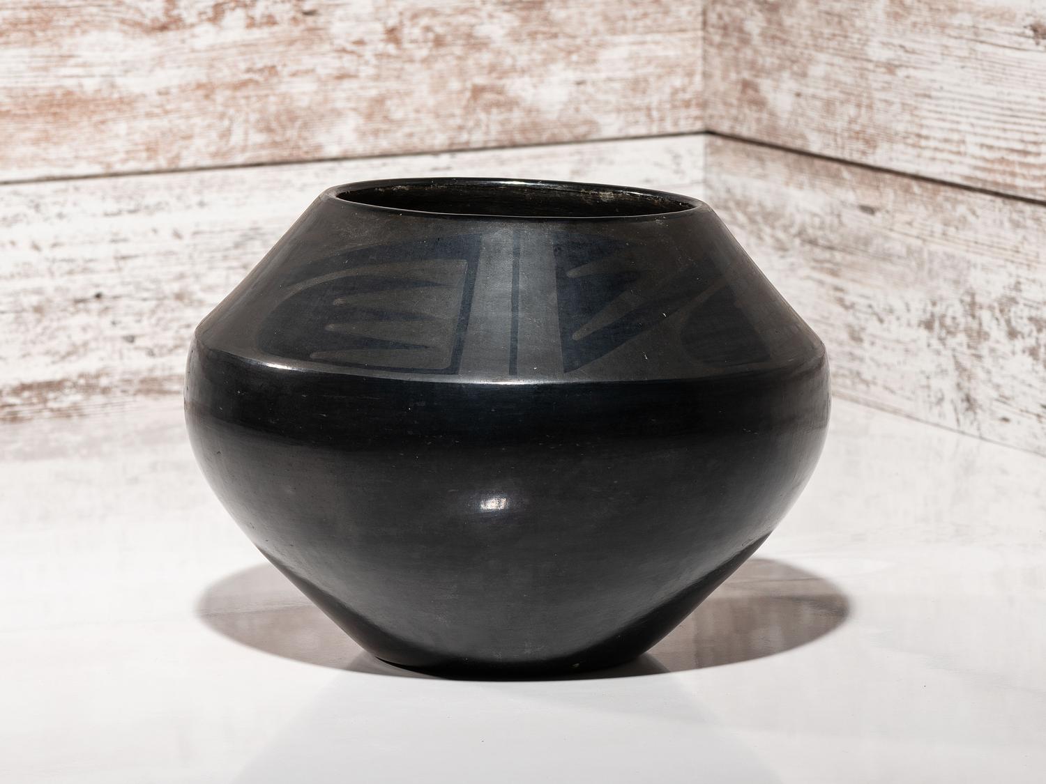 Blackware Pottery Bowl 1925-1943
