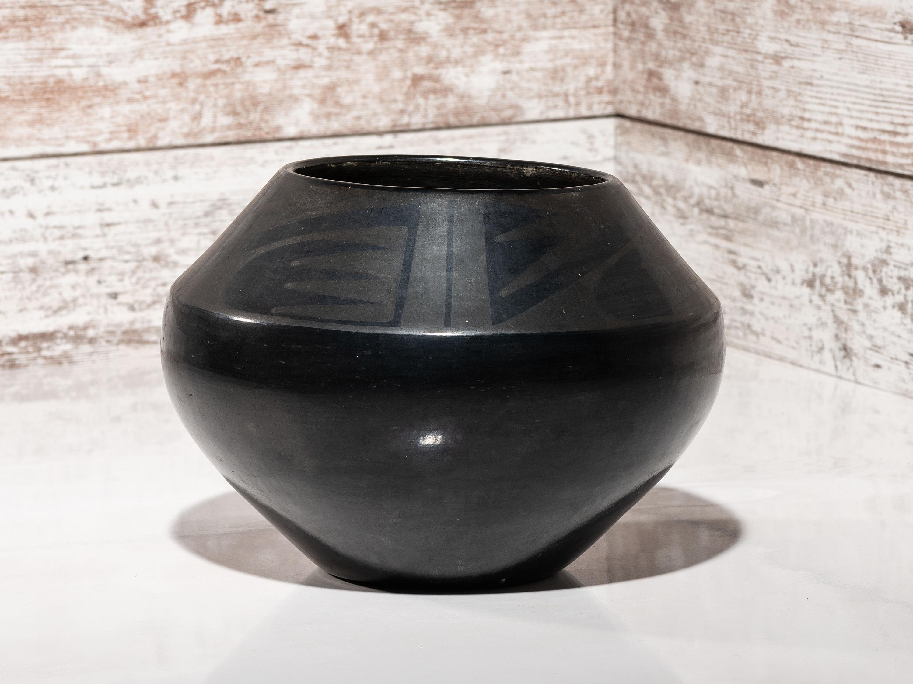 Blackware Pottery Bowl 1925-1943