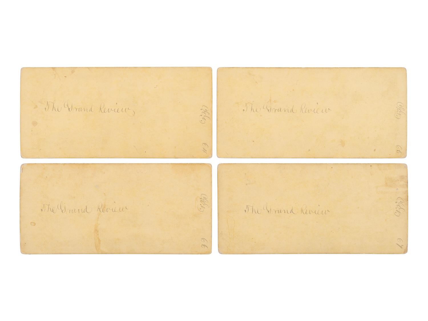 [CIVIL WAR]. 12 "Grand Review" stereoviews by Alexander Gardner. [Washington, DC]: [1865].