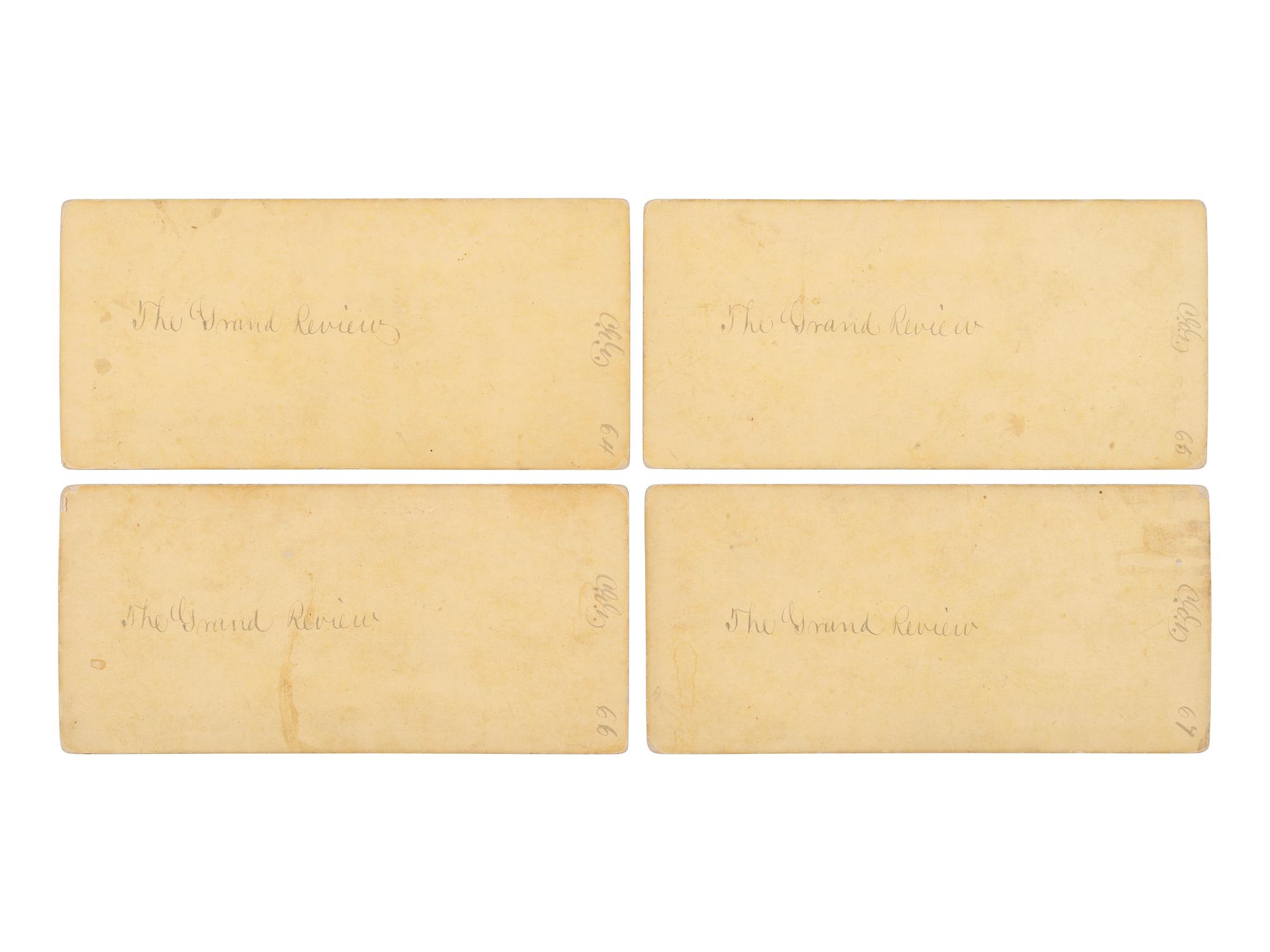 [CIVIL WAR]. 12 "Grand Review" stereoviews by Alexander Gardner. [Washington, DC]: [1865].