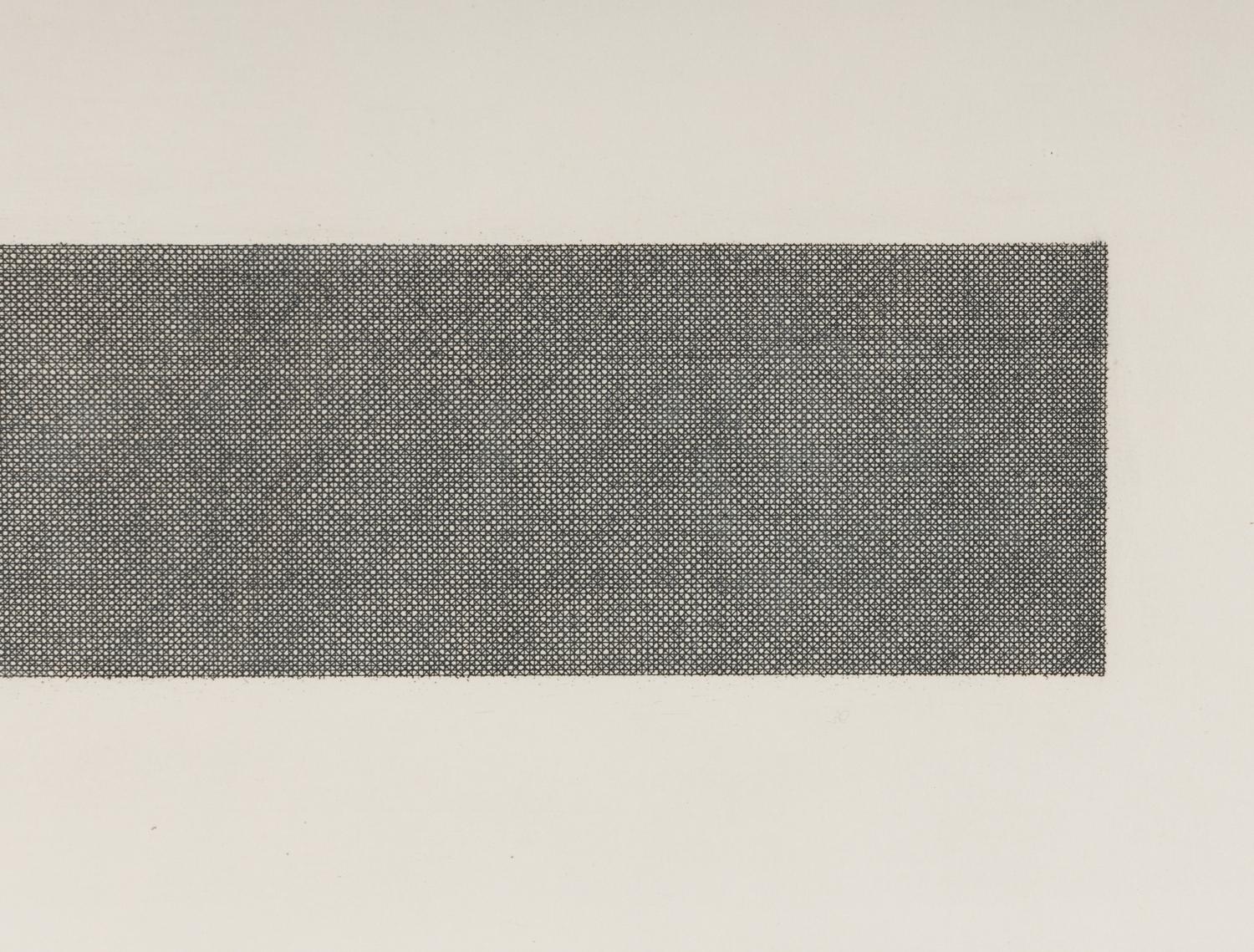 Lines in Four Directions, Superimposed (Horizontal) , 1971