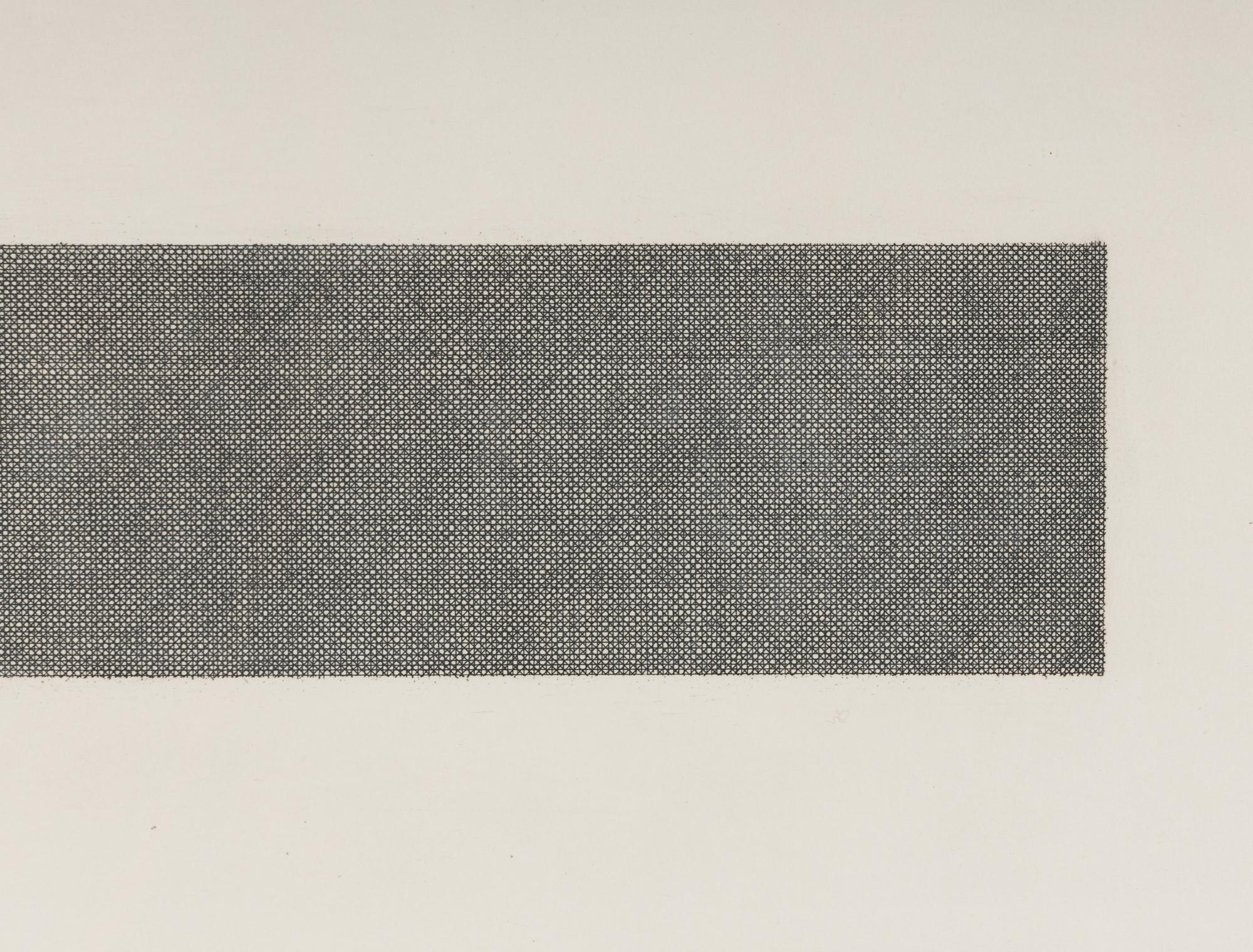 Lines in Four Directions, Superimposed (Horizontal) , 1971