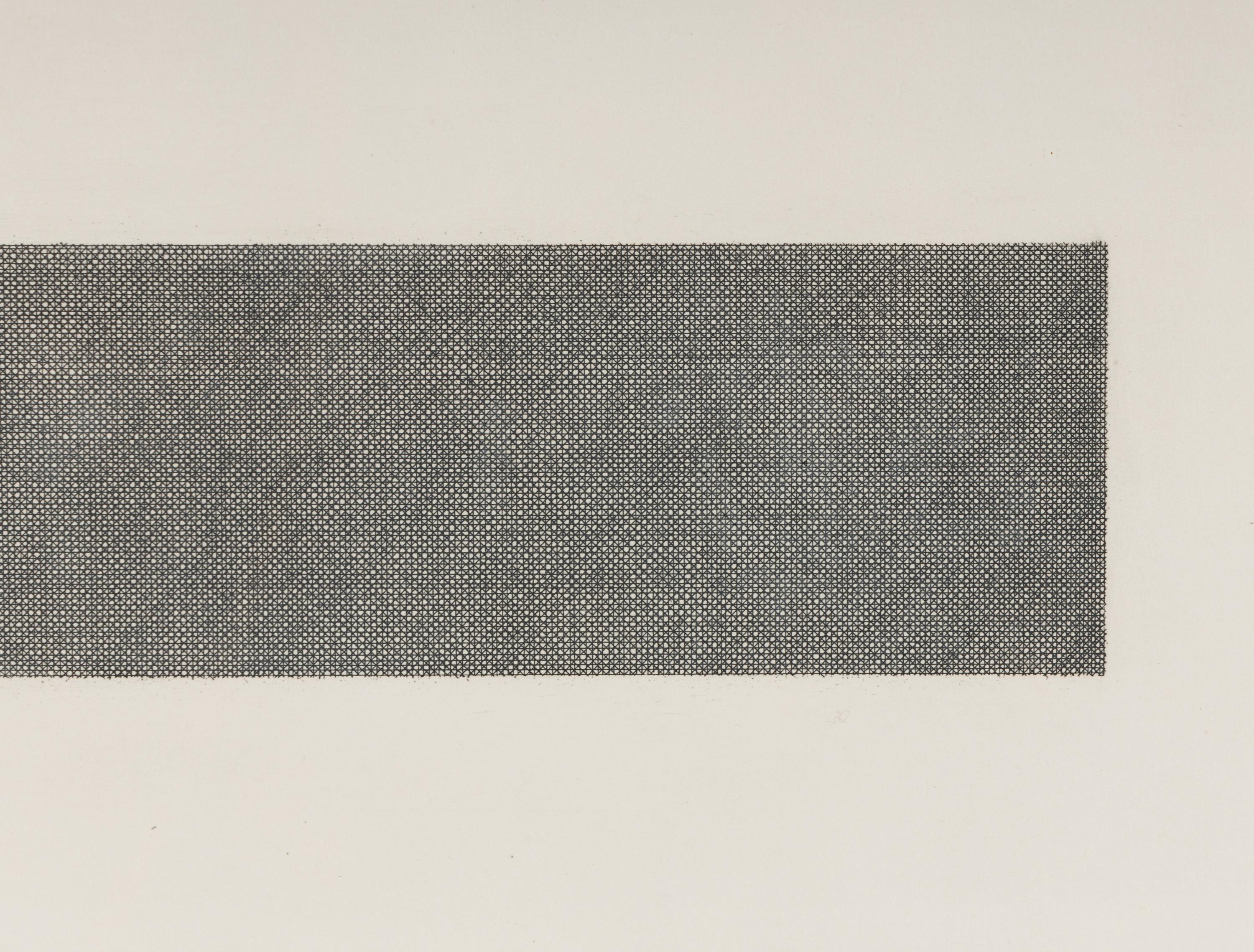 Lines in Four Directions, Superimposed (Horizontal) , 1971