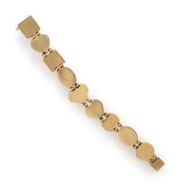VINTAGE YELLOW GOLD SLIDE BRACELET