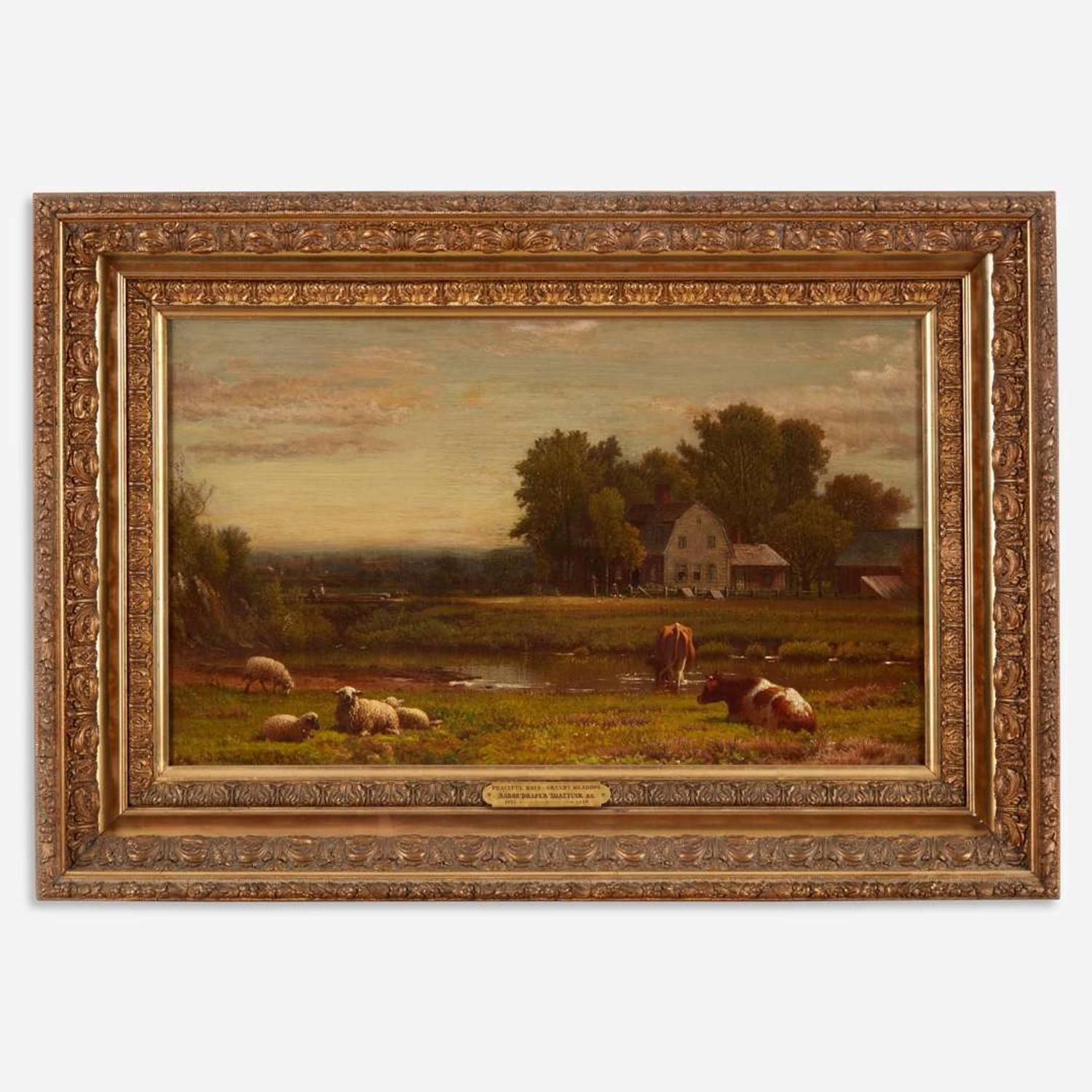 Aaron Draper Shattuck (American, 1832–1928) Peaceful Days, Granby Meadows