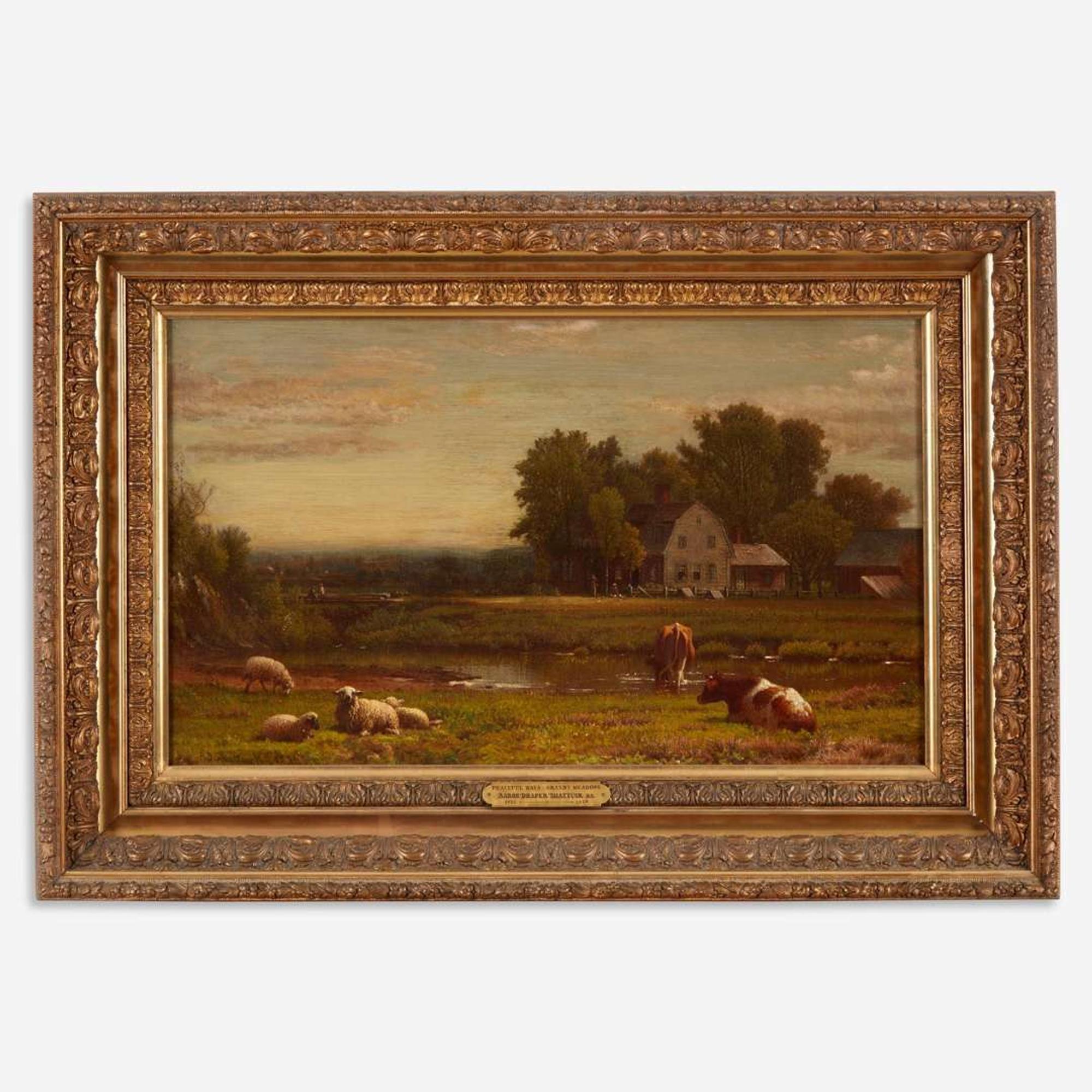 Aaron Draper Shattuck (American, 1832–1928) Peaceful Days, Granby Meadows