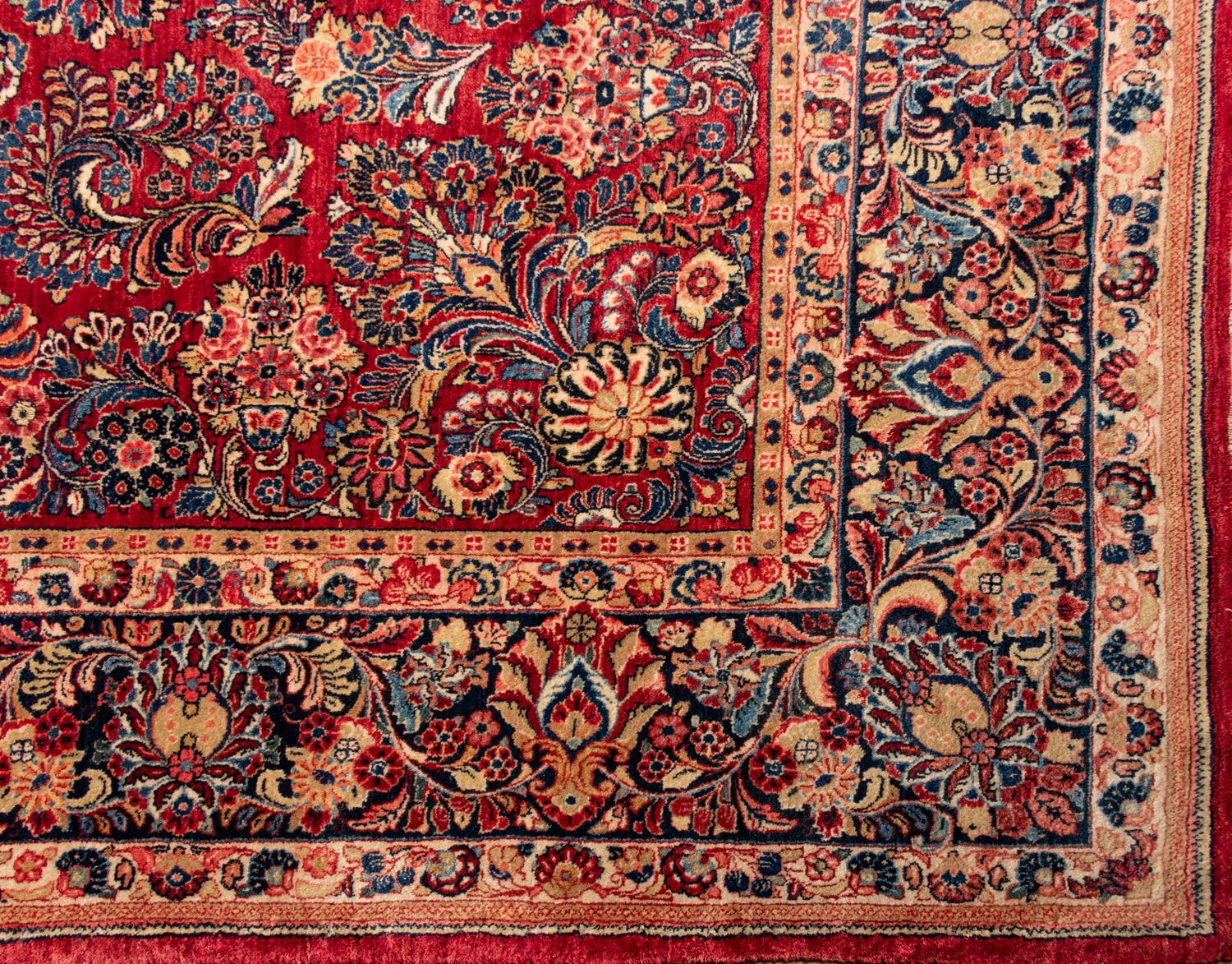 A Sarouk Wool Rug