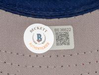 A Group of Three Chicago Cubs Hall of Fame Signed Autograph Hats (Beckett Authentication Services BAS Certified),