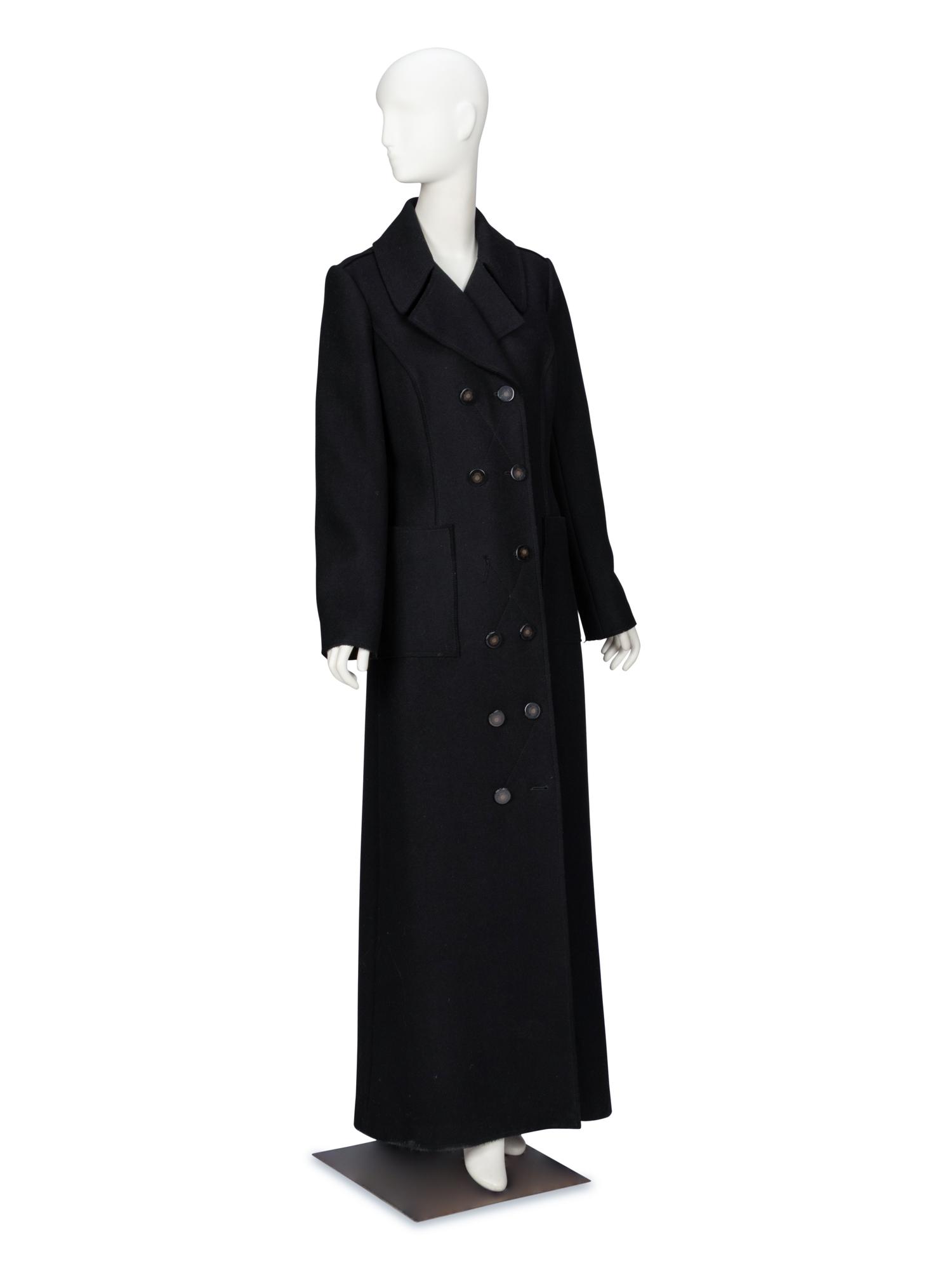Carolina Herrera, Black Wool Coat