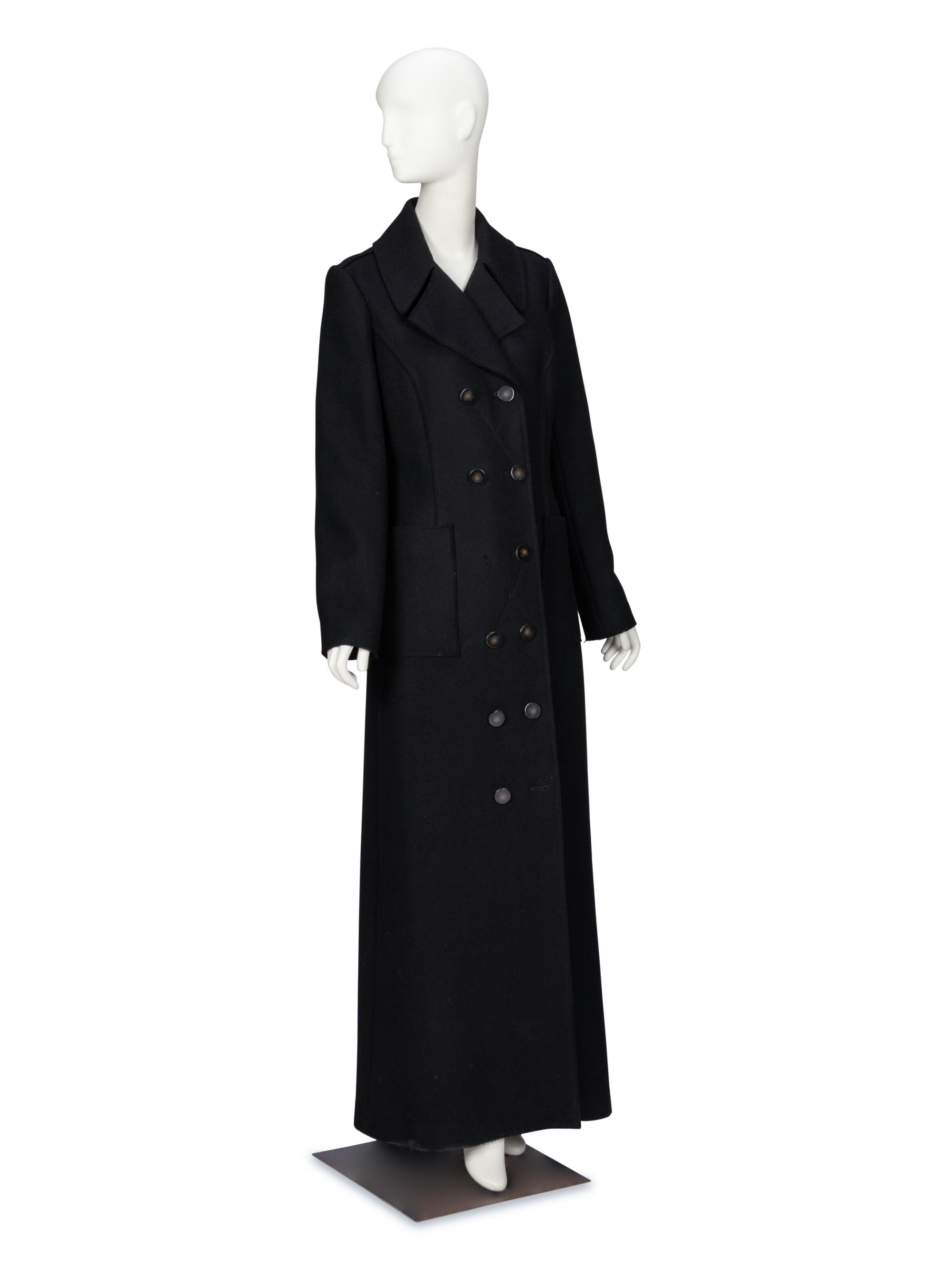 Carolina Herrera, Black Wool Coat